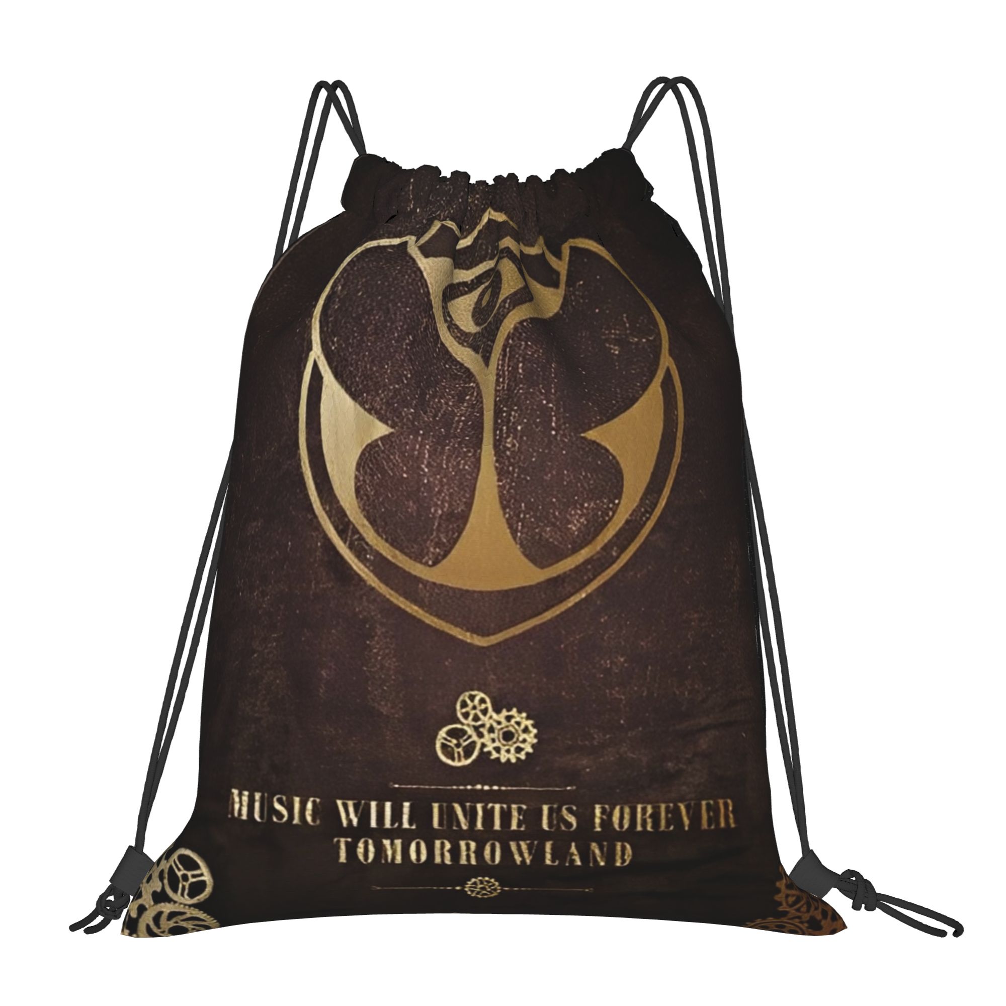 Drawstring Gym Bag - Tomorrowlands Turnbeutel mit Kordelzug, Sportrucksack, Gymnastik-Sackpack,