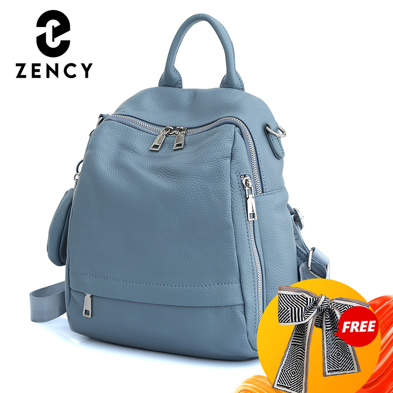 Fashion Backpack Women - Zency Damen-Rucksack aus echtem Leder, hochwertige