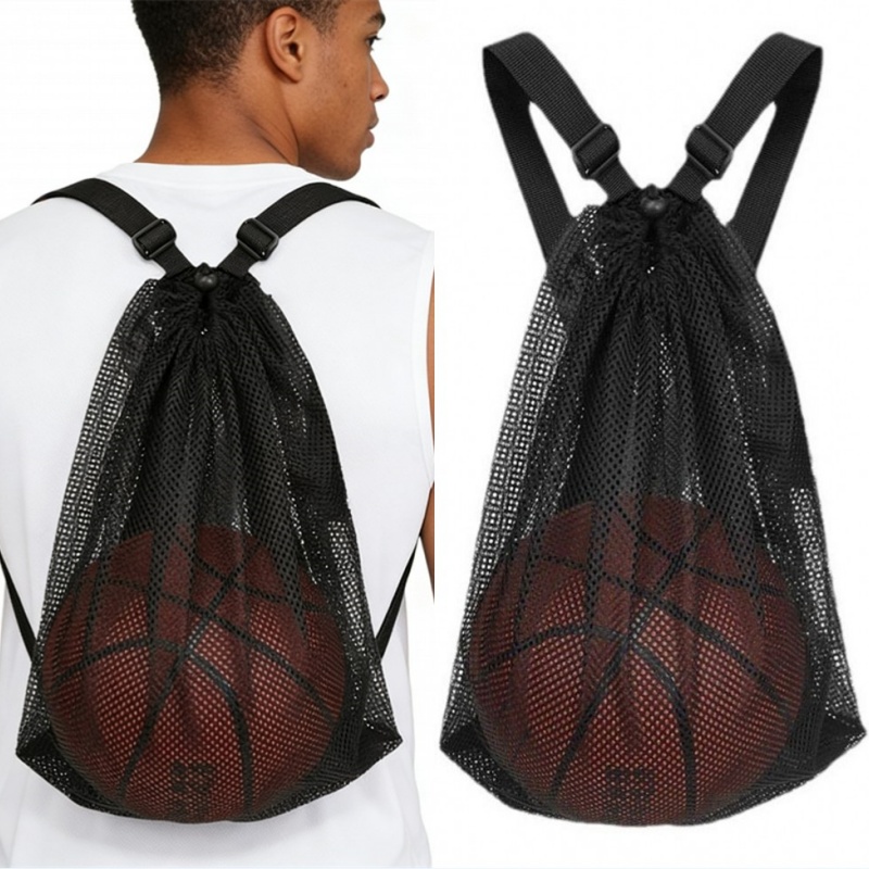Tragbarer Netzrucksack mit Kor – Drawstring Gym Bag Bewertung und Preis