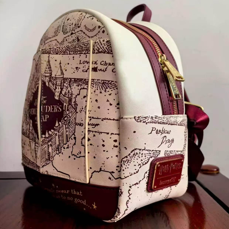 Harry Potter Karten-Print Cosp – Fashion Backpack Women Bewertung und Preis