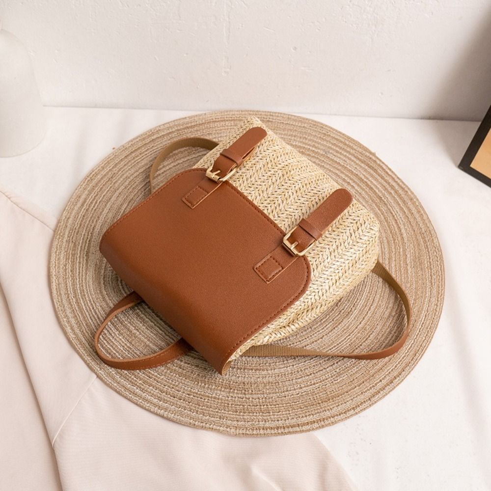 Trendiger PU-Leder Stroh-Rucks – Leather Backpack Vintage Bewertung und Preis
