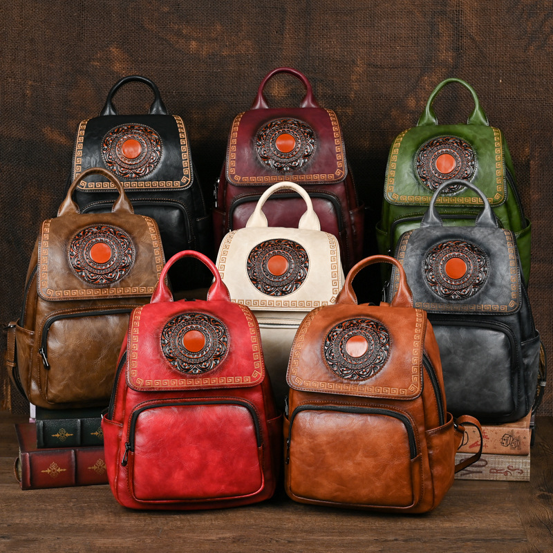 Johnature 2026 Neuer Vintage H – Leather Backpack Vintage Bewertung und Preis