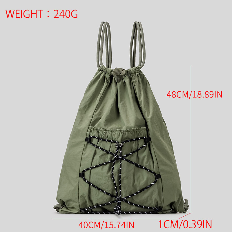 SHELKSBAG Unisex Rucksack aus  – Drawstring Gym Bag Bewertung und Preis