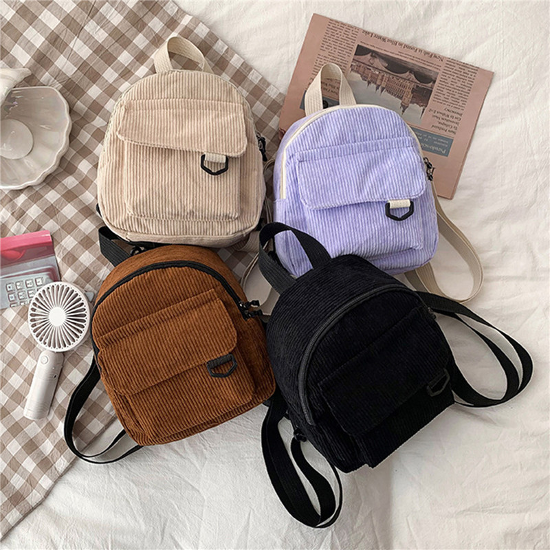 Einfarbig Mini Rucksack Cord K – Fashion Backpack Women Bewertung und Preis